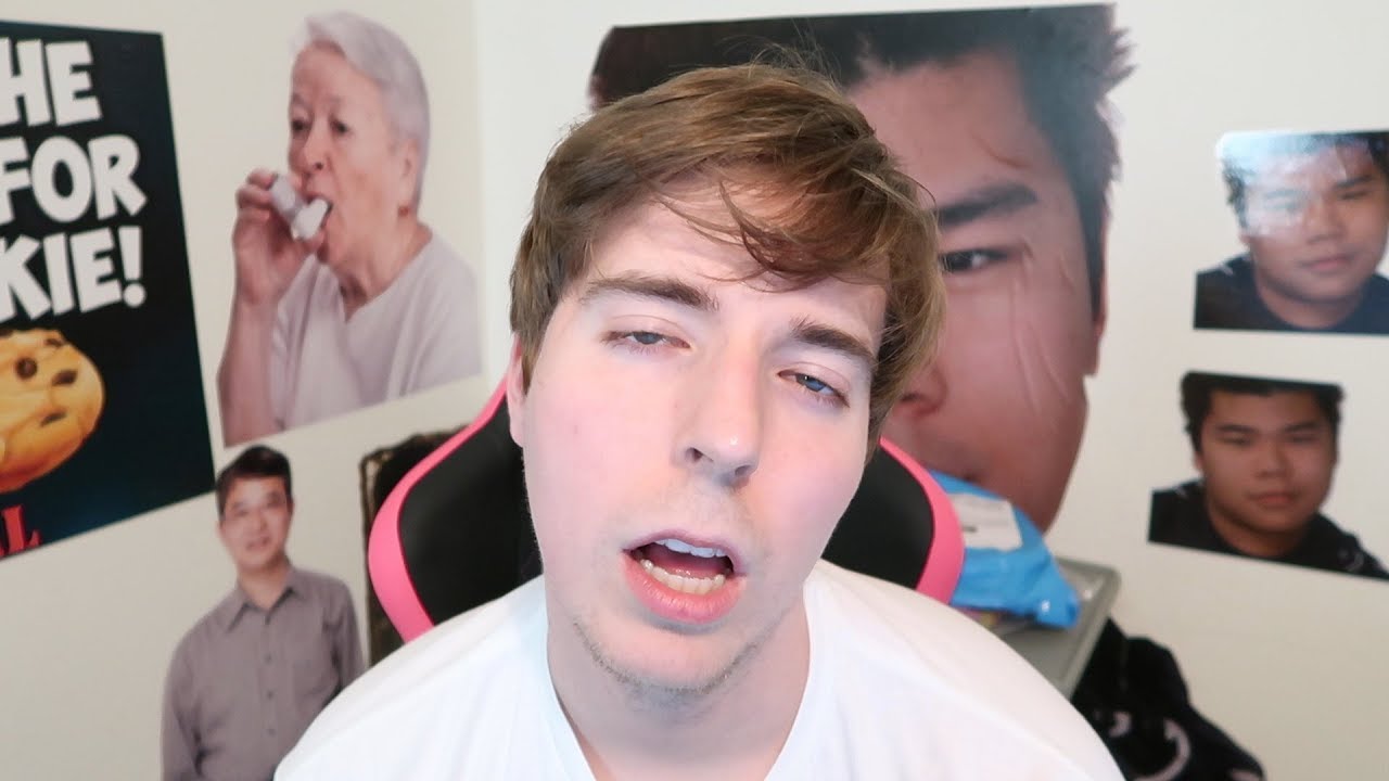 High Quality Stressed & Tired Mr. Beast Blank Meme Template