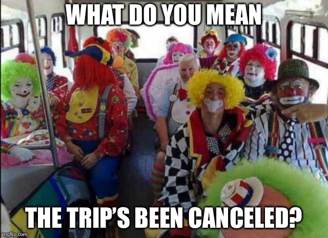Pelosi Palooza canceled... | WHAT DO YOU MEAN; THE TRIP’S BEEN CANCELED? | image tagged in nancy pelosi,dnc,afghanistan,trump | made w/ Imgflip meme maker