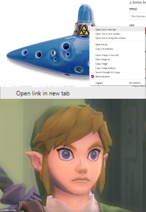When it gets too meta | . | image tagged in ocarina of time,link,legend of zelda,memes,funny | made w/ Imgflip meme maker