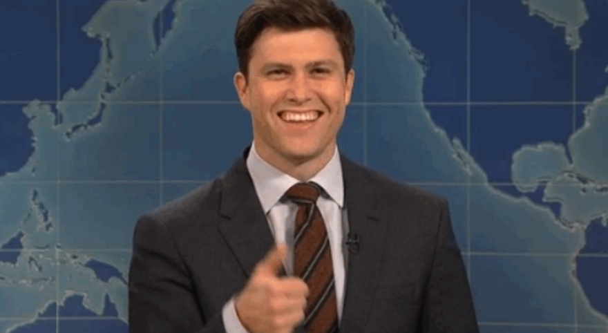 High Quality Colin Jost Blank Meme Template