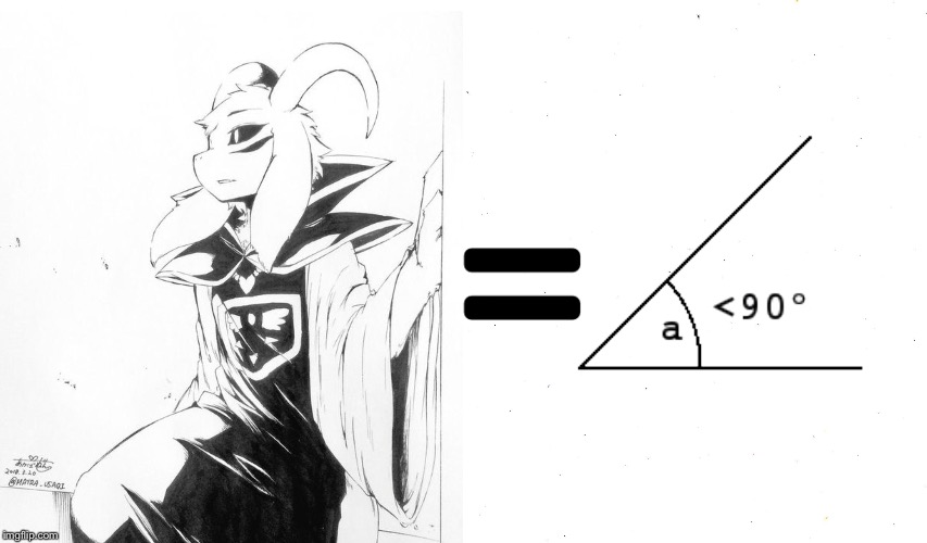 ... | image tagged in undertale,asriel,maths | made w/ Imgflip meme maker
