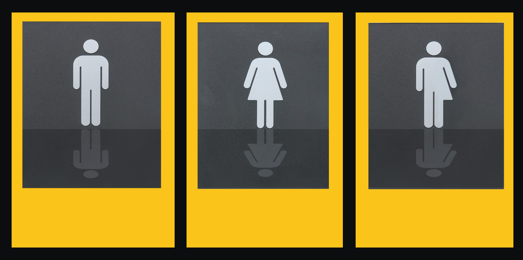 High Quality Toilet Sign Blank Meme Template