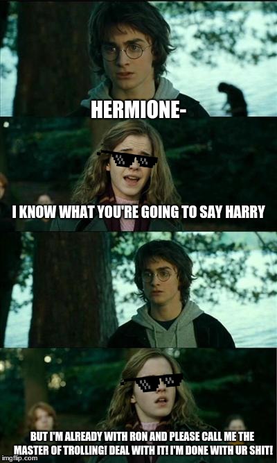 A Horny Harry meme. 