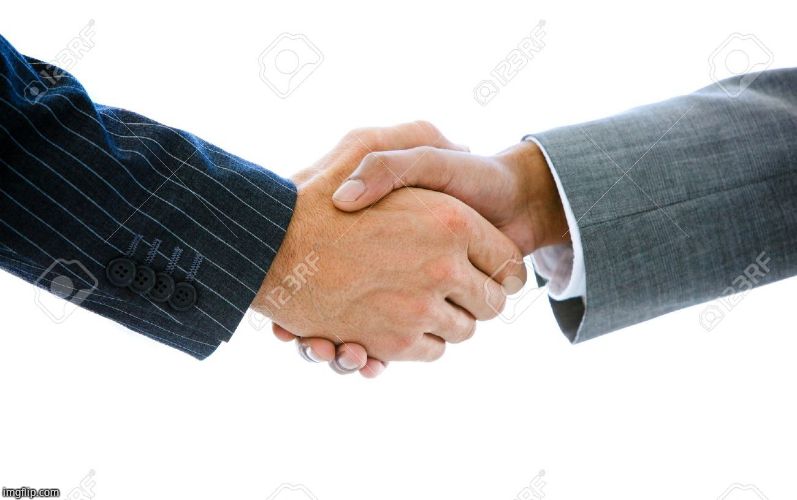 Shaking Hands | image tagged in shaking hands | made w/ Imgflip meme maker