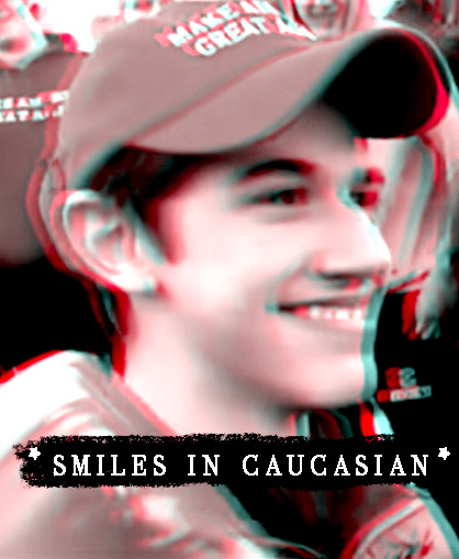 Smiles in Caucasian Blank Meme Template