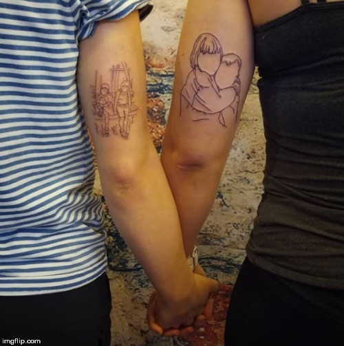 Schwester tattoo für Schwester