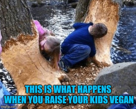 I don't know about you...but I can't live without steak!!! | THIS IS WHAT HAPPENS WHEN YOU RAISE YOUR KIDS VEGAN | image tagged in vegan kids,memes,vegan,meat eater,funny,vegetarian | made w/ Imgflip meme maker