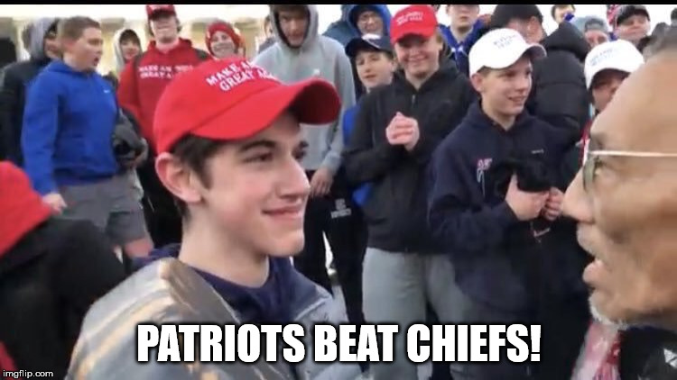 PATRIOTS BEAT CHIEFS! | made w/ Imgflip meme maker