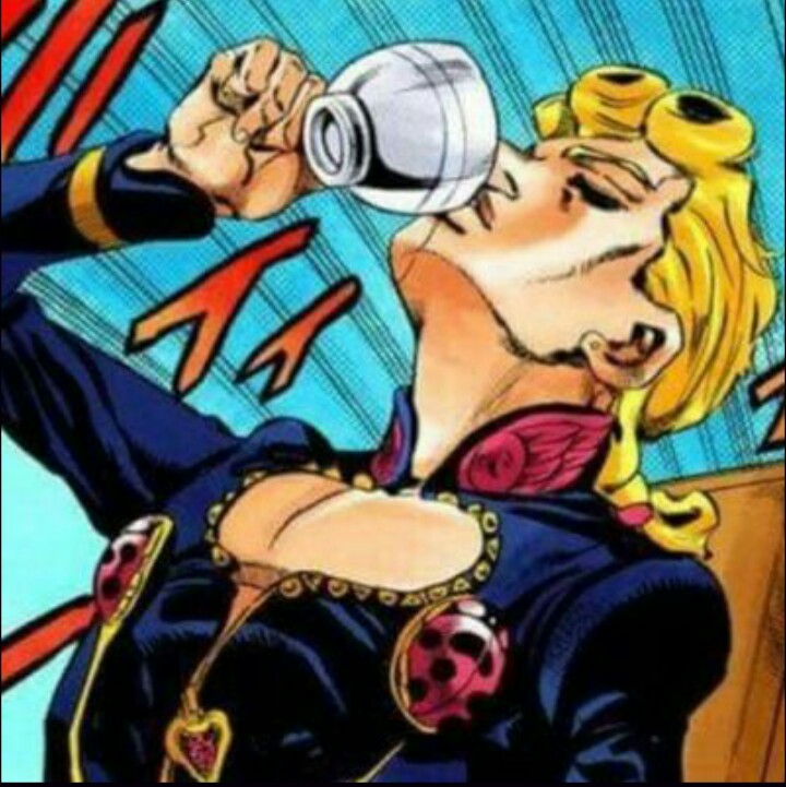 High Quality Giorno_drinks Blank Meme Template