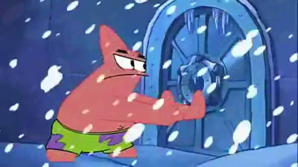 High Quality Patrick open sesame template Blank Meme Template