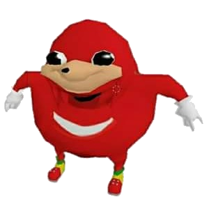 Ugandan Knuckles Blank Meme Template