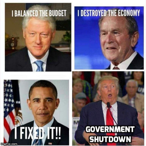 image tagged in trump,government shutdown,trump shutdown,shutdown,economy,dumptrump | made w/ Imgflip meme maker