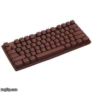 image tagged in chocolate keyboard | made w/ Imgflip meme maker