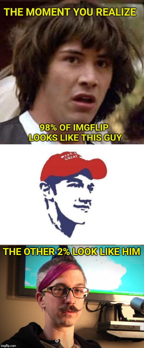 This is for all of the butthurt trolls who went after Nick Sandmann | THE OTHER 2% LOOK LIKE HIM | image tagged in feminine,maga,imgflip,memes,trolls | made w/ Imgflip meme maker