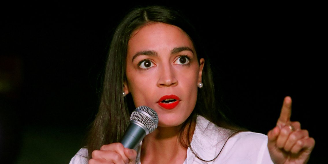Alexandria Ocasio-Cortez Blank Meme Template