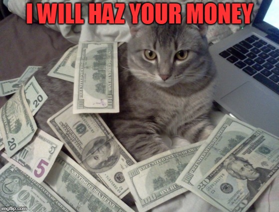 Image tagged in fat money cat - Imgflip