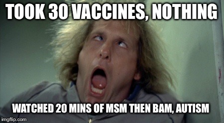 Fake news with more fake news, I'm starting to think it's just fake competence  | TOOK 30 VACCINES, NOTHING; WATCHED 20 MINS OF MSM THEN BAM, AUTISM | image tagged in memes,scary harry,msm,fork inserted into outlet | made w/ Imgflip meme maker