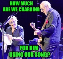 HOW MUCH ARE WE CHARGING FOR HIM USING OUR SONG? | made w/ Imgflip meme maker