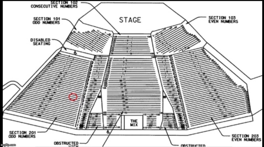 Marcus Amphitheater Seating Chart With Rows And Seat Numbers