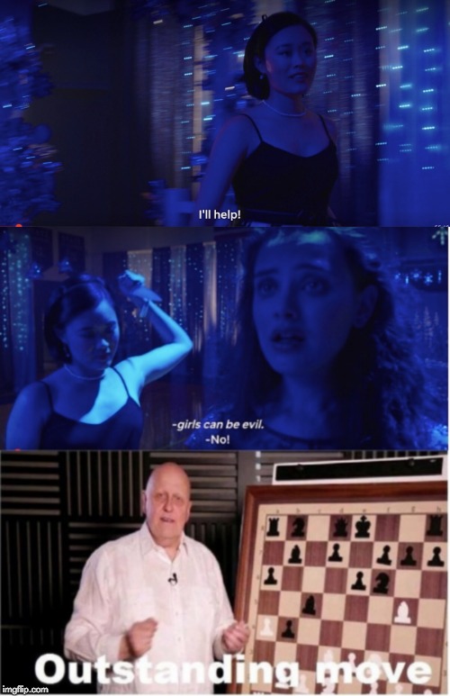 From 13 Reasons Why, S1E5 | image tagged in memes,funny,netflix,13 reasons why,outstanding move,ill help | made w/ Imgflip meme maker