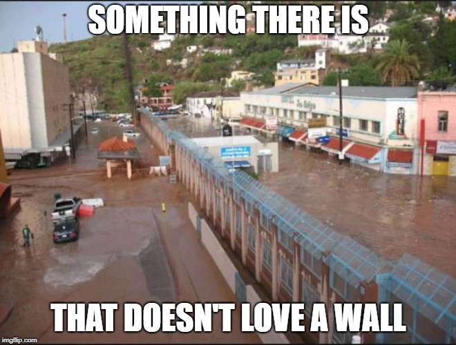 SOMETHING THERE IS; THAT DOESN'T LOVE A WALL | made w/ Imgflip meme maker