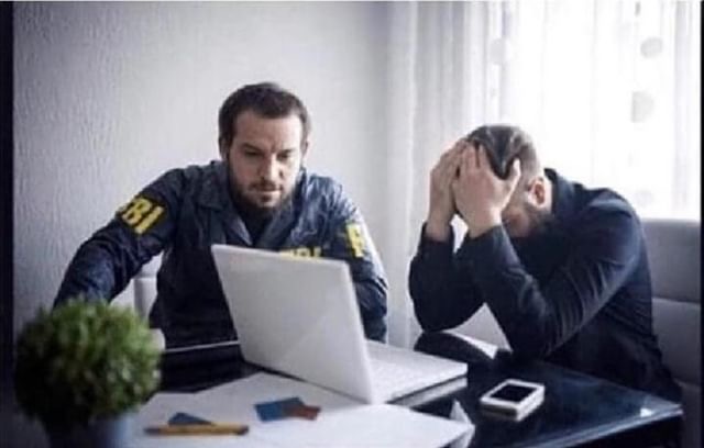 High Quality FBI Guys Blank Meme Template