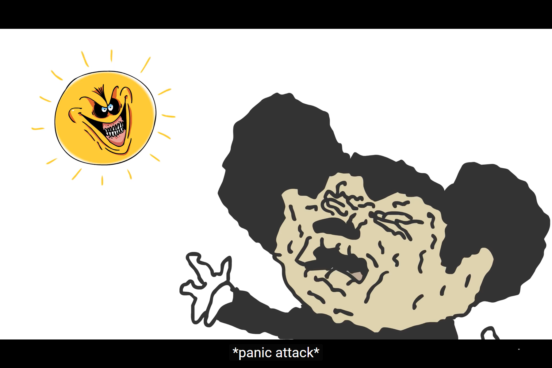 Panic Attack Mokey Blank Meme Template
