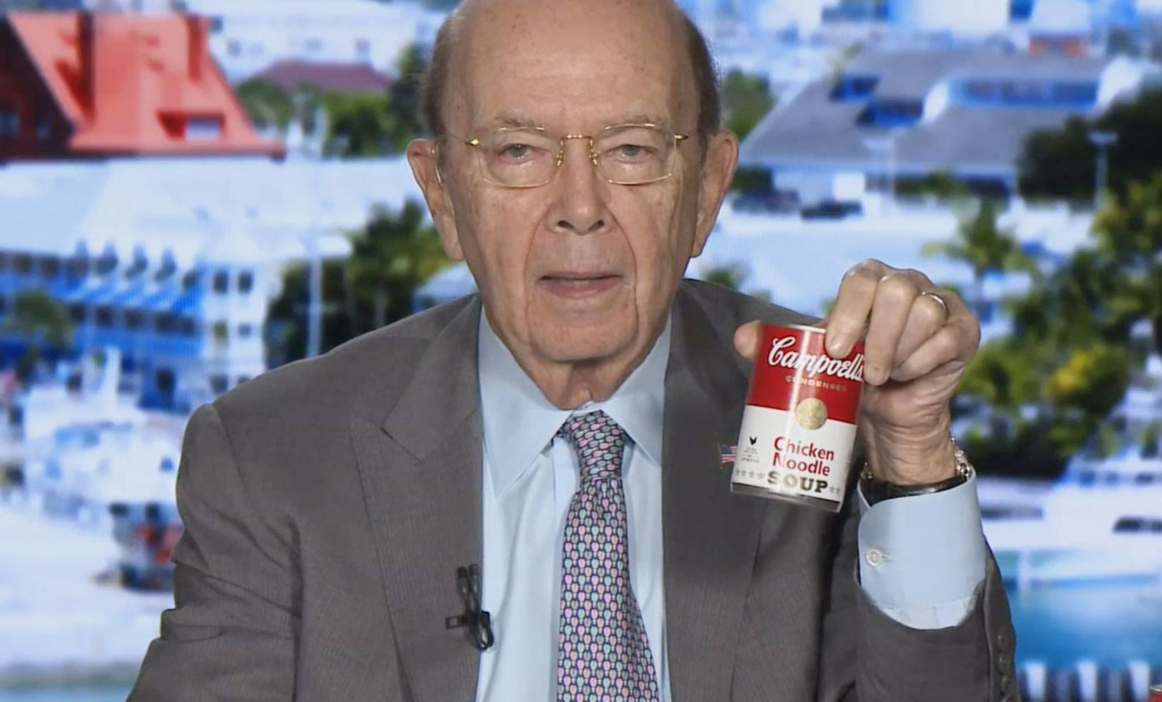 High Quality Wilbur Ross Blank Meme Template