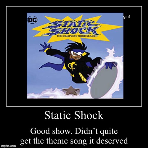 Great show. Excellent voice actor. Crummy theme song. | image tagged in funny,demotivationals | made w/ Imgflip demotivational maker