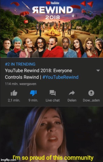 At least SOME people have some sense left in 'em! | image tagged in memes,funny,dank memes,youtube rewind 2018,youtube,gabbie hanna | made w/ Imgflip meme maker
