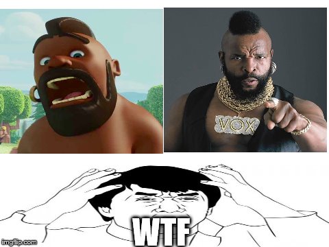 Mr. T is Hog Rider confirmed?!? | WTF | image tagged in gaming | made w/ Imgflip meme maker