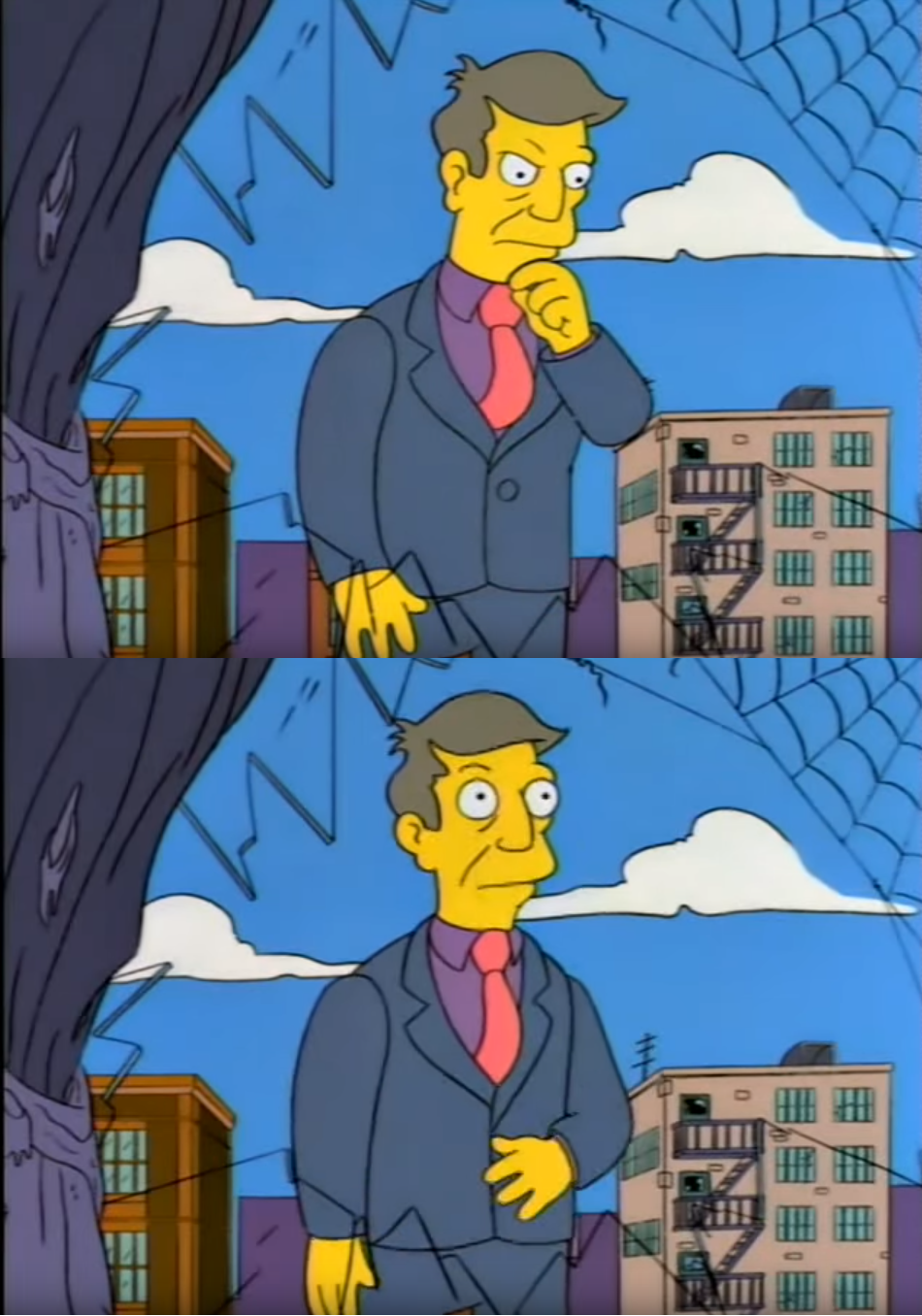 High Quality Skinner out of touch Simpsons Blank Meme Template