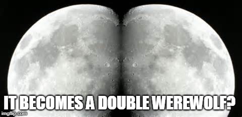 IT BECOMES A DOUBLE WEREWOLF? | made w/ Imgflip meme maker
