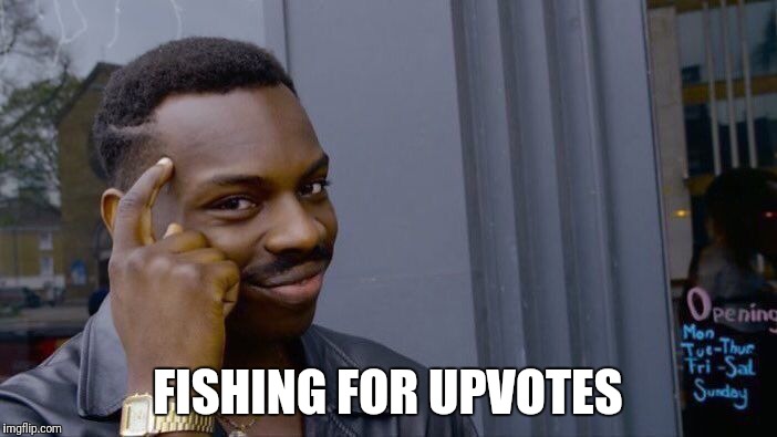 Roll Safe Think About It Meme | FISHING FOR UPVOTES | image tagged in memes,roll safe think about it | made w/ Imgflip meme maker