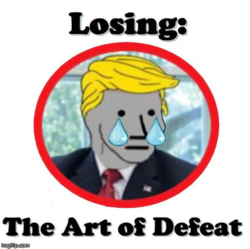 Losing | image tagged in politics,donald trump,funny,trump,wall,trump wall | made w/ Imgflip meme maker