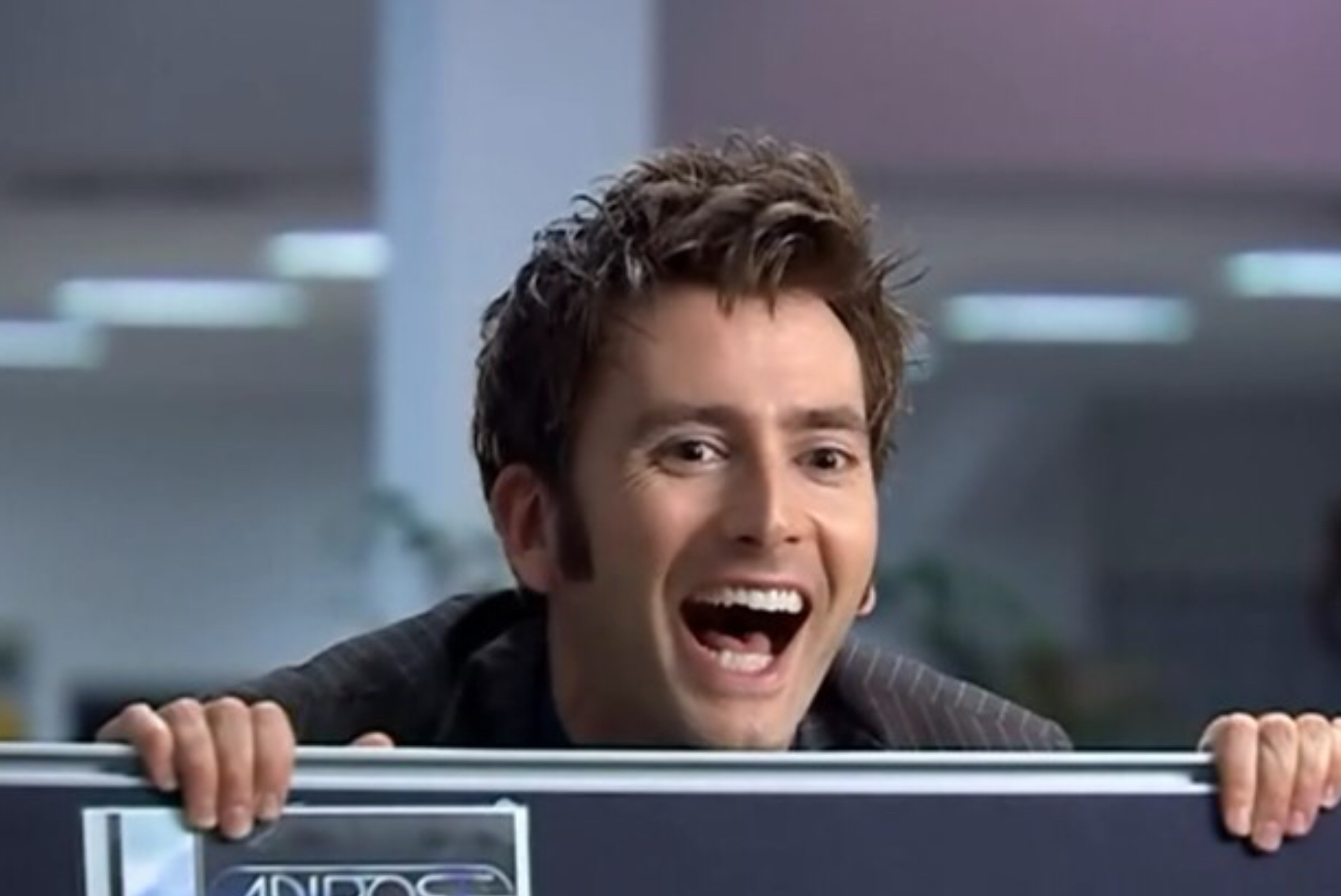 Happy Tennant Blank Meme Template