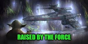 RAISED BY THE FORCE | made w/ Imgflip meme maker