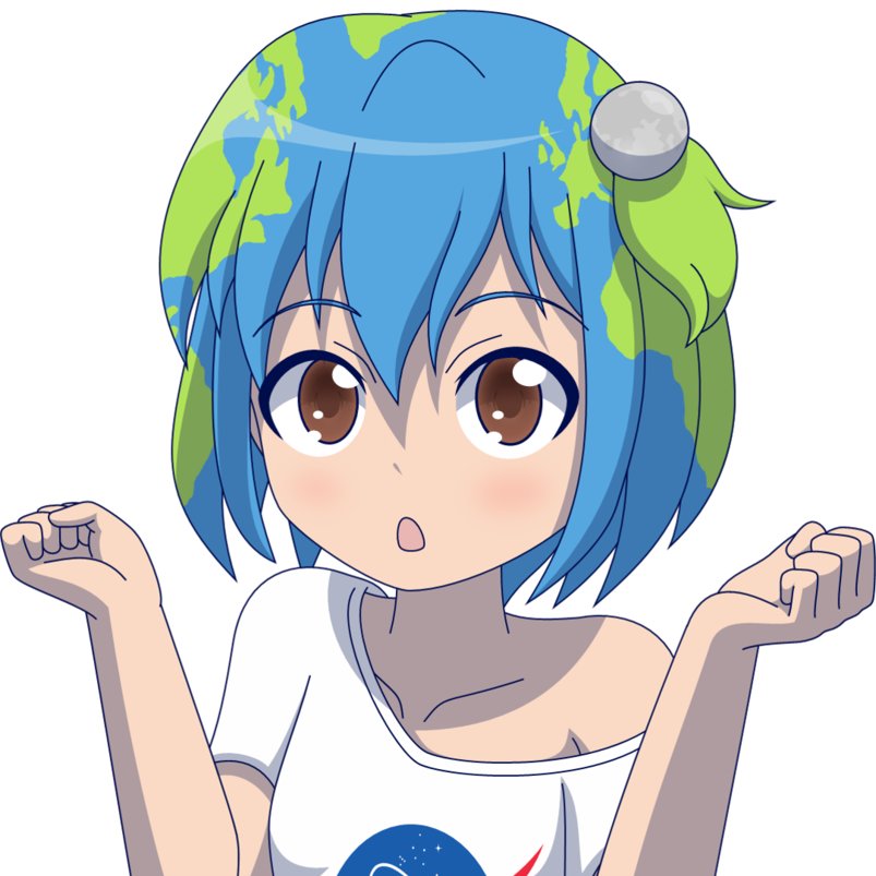 High Quality Earth chan Blank Meme Template