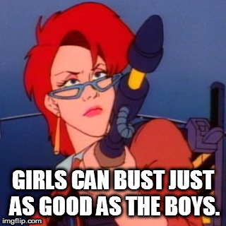 GIRLS CAN BUST JUST AS GOOD AS THE BOYS. | made w/ Imgflip meme maker