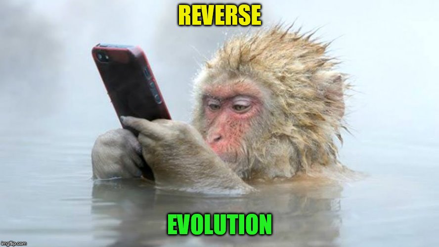 REVERSE EVOLUTION | made w/ Imgflip meme maker
