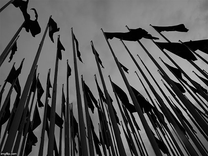 Black flags | image tagged in black flags | made w/ Imgflip meme maker