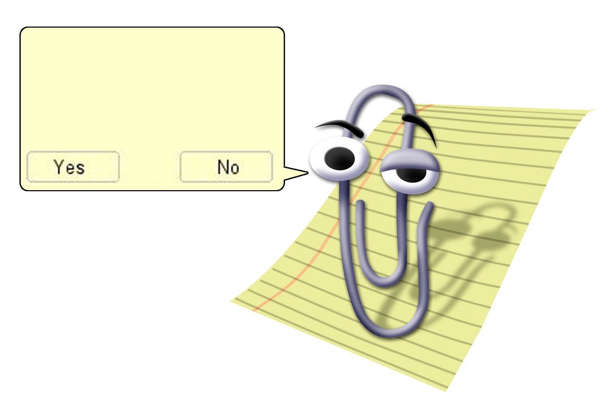 High Quality Clippy Blank Meme Template