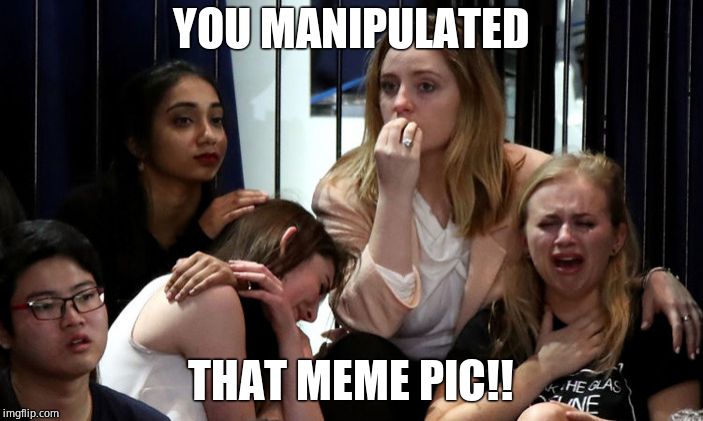 Stupid Libtards | YOU MANIPULATED THAT MEME PIC!! | image tagged in stupid libtards | made w/ Imgflip meme maker