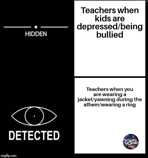Hidden/Detected | image tagged in hidden,teachers,students,rules,relatable | made w/ Imgflip meme maker