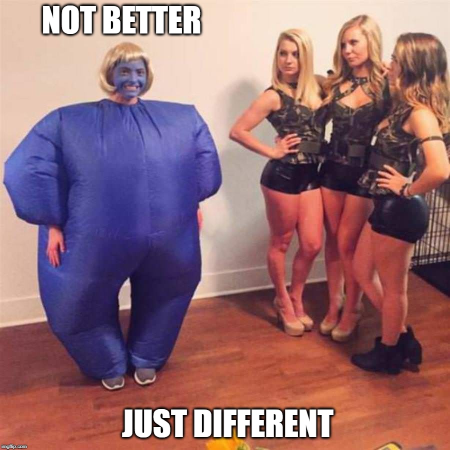 One of These Things is Not Like the Others... | NOT BETTER; JUST DIFFERENT | image tagged in unique | made w/ Imgflip meme maker