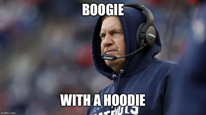 BOOGIE; WITH A HOODIE | image tagged in nfl memes | made w/ Imgflip meme maker