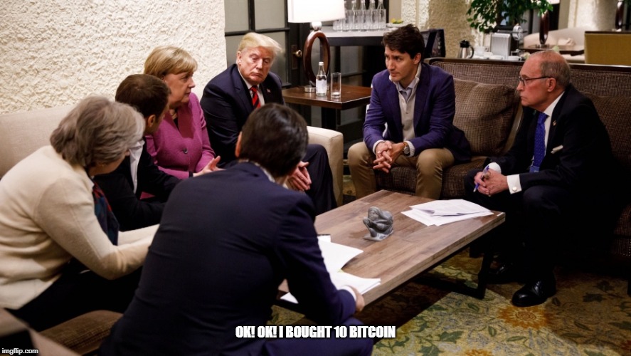 OK! OK! I BOUGHT 10 BITCOIN | image tagged in memes | made w/ Imgflip meme maker