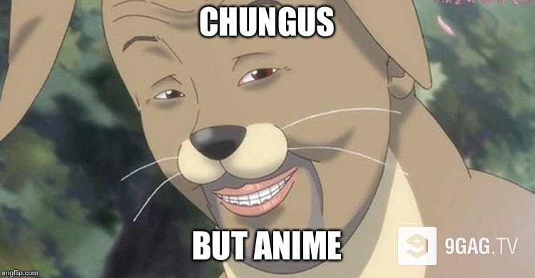 Weird anime hentai furry | CHUNGUS; BUT ANIME | image tagged in weird anime hentai furry | made w/ Imgflip meme maker