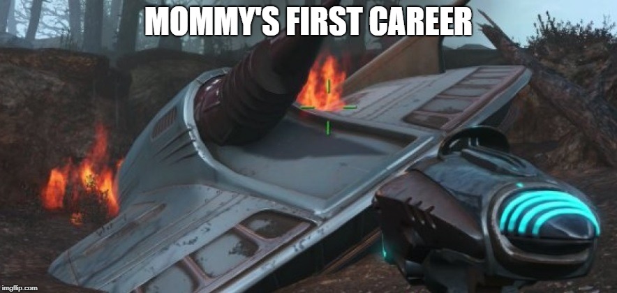 MOMMY'S FIRST CAREER | image tagged in mom,parenting,career,job,fail | made w/ Imgflip meme maker