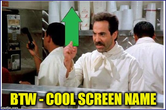 BTW - COOL SCREEN NAME | made w/ Imgflip meme maker